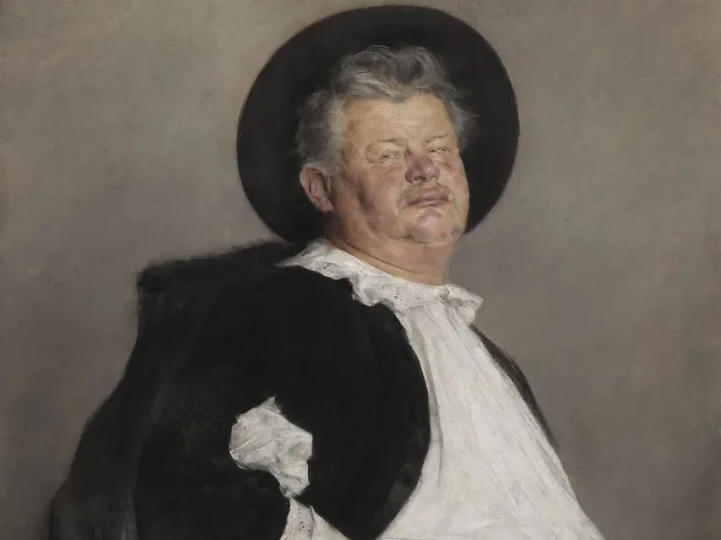 1865-August von Conring - Ritratto di un uomo olandese